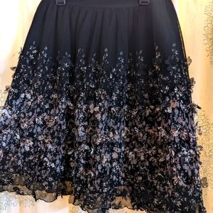 gorgeous butterfly flower skirt. Large, lined